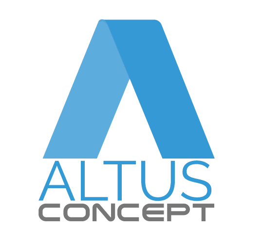 Logo Altus Concept - Studio web & hébergement de site internet